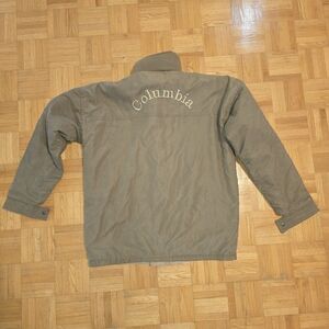 Vintage Columbia Men's Tan Jacket